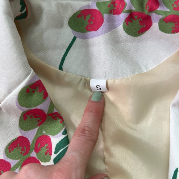 Citrus Fruit Blazer Oversized Fit Small - Picture 8 of 9